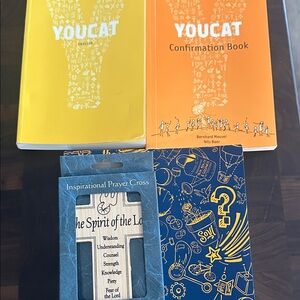 YOUCAT Confirmation Book Set with Inspirational Prayer Cross